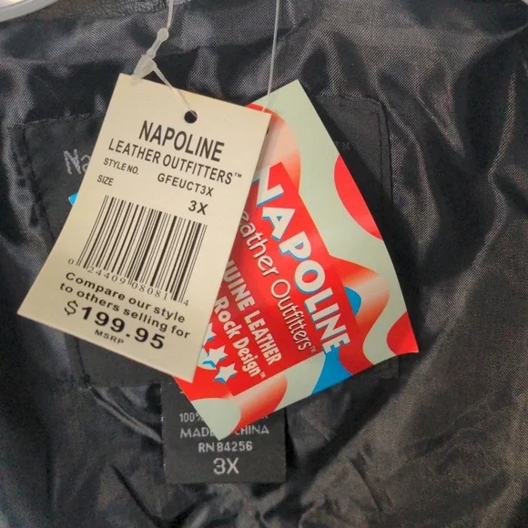 NWT Napoleon Leather outfitters jacket - Picture 4 of 7
